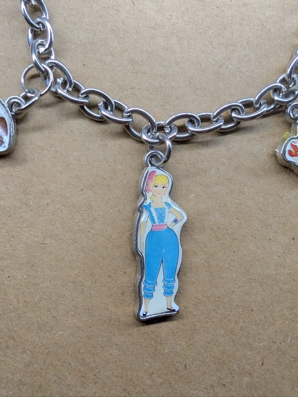 NWOT Girls Womens Toy Story Charm Bracelet Disney Pixar 7.5